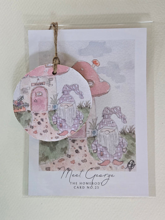 George Ornament with Collectible Card