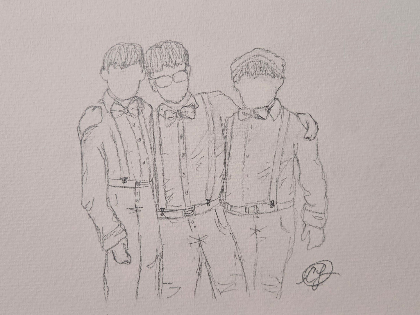 Sketch Us (B&W Hand Drawn Sketch)