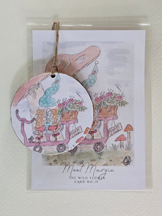 Margie Ornament with Collective Card