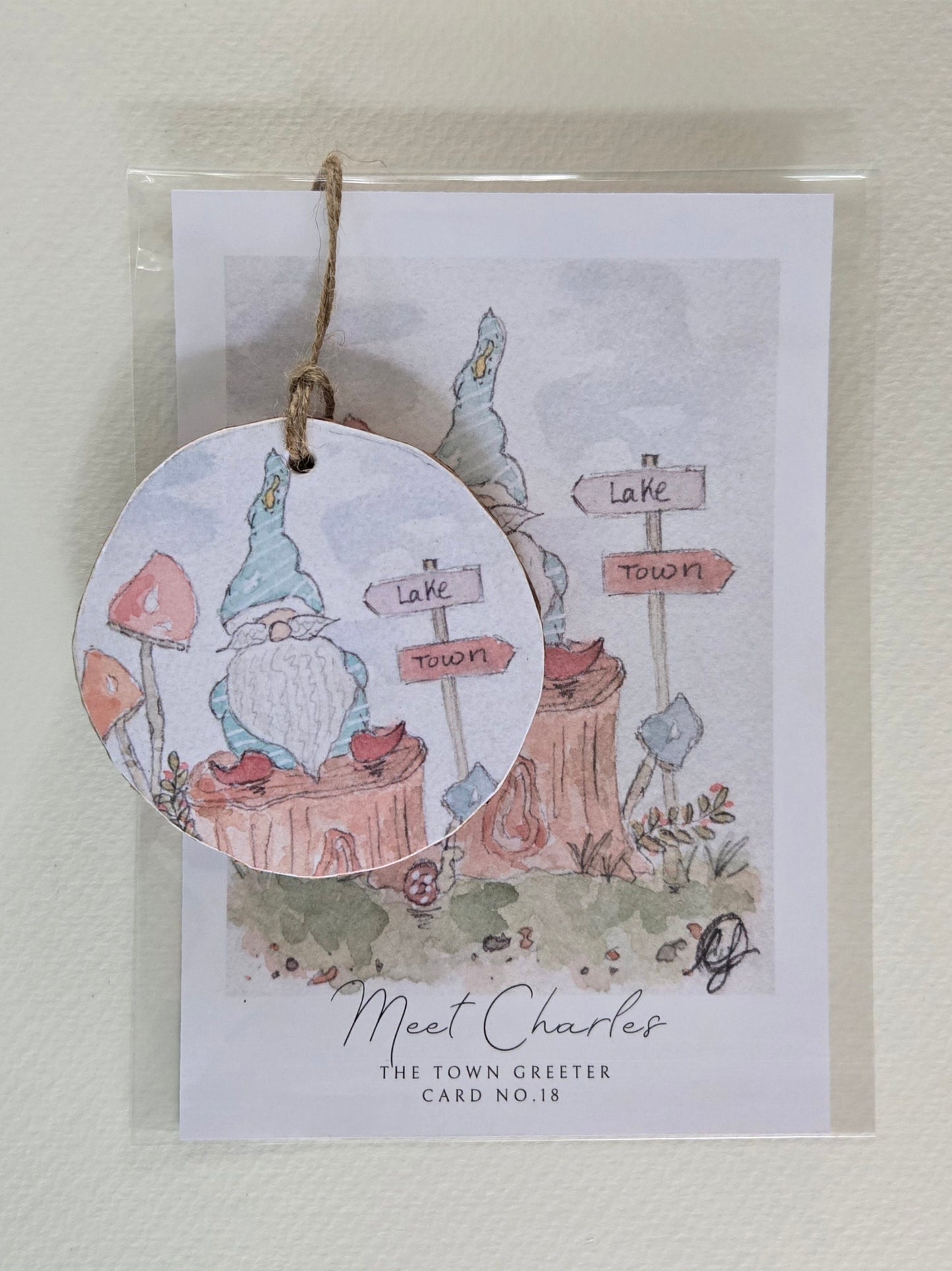 Charles Ornament with Collectable Card