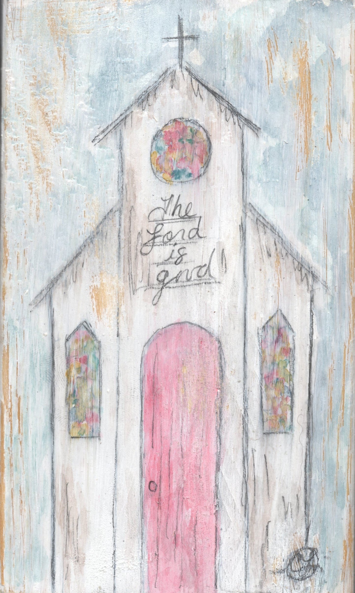 The Lord is- Church Collection (4x6 Wood Block)