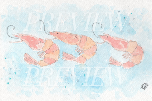 Dancing Shrimp Download (4x6 Download)